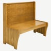 Wood Bench with Wood Seat