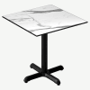 Heavy Duty Outdoor Resin Table With Phenolic Edge and Cast Iron Base