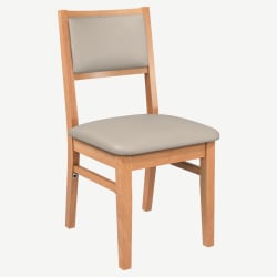 Stella Wood Chair with Padded Back