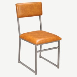 Indy Metal Chair with Padded Back