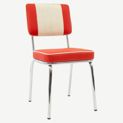 Retro Metal Vinyl Chair