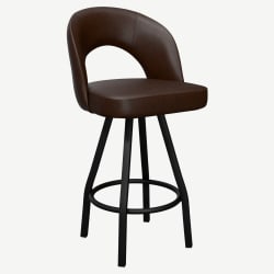 Premium Yali Bucket Swivel Bar Stool