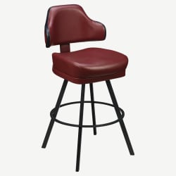 Gioco Premium Casino Bucket Bar Stool with Circular Frame