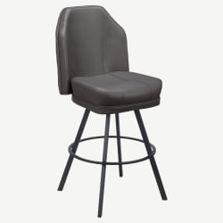 Giada Premium Casino Bucket Bar Stool with Circular Frame