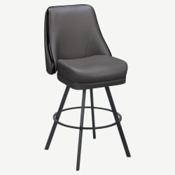 Regina Premium Casino Bucket Bar Stool with Circular Frame 