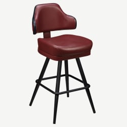 Gioco Premium Casino Bucket Bar Stool with Square Frame