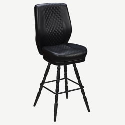 Tesoro Diamond Back Premium Bucket Bar Stool with Vintage Frame