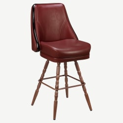 Regina Premium Casino Bucket Bar Stool with Vintage Frame 