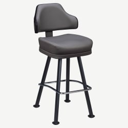 Gioco Premium Casino Bucket Bar Stool with Arched-Oval Frame