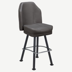 Giada Premium Casino Bucket Bar Stool with Arched-Oval Frame
