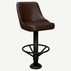 Premium Mauro Bucket Swivel Bolt Down Bar Stool