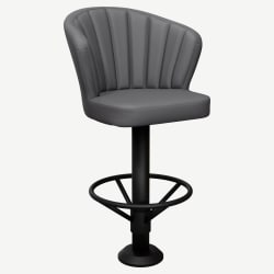 Premium Aria Bucket Swivel Bolt Down Bar Stool
