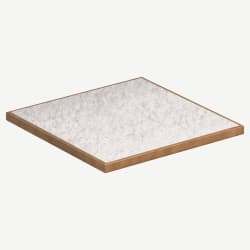 Laminate Overlay and Wood Edge