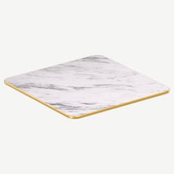 Custom Laminate Table Top with PVC Metallic Edge