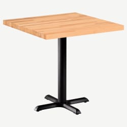 Premium Solid Wood Butcher Block Restaurant Table