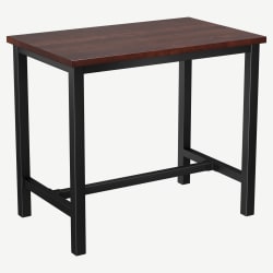 Ottis Bar Table Set in Black Finish