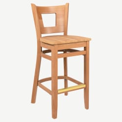 Premium US Made Duna Wood Restaurant Bar Stool