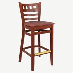 Premium US Made American Back Wood Bar Stool