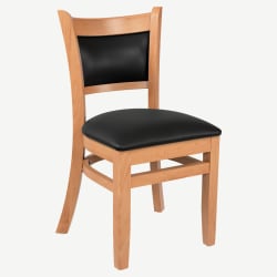Premium Padded Back Wood Chair