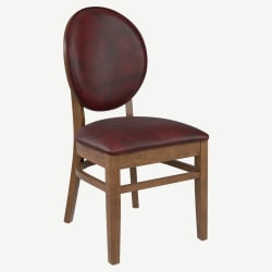 Premium Lorenzo Wood Chair with Padded Back