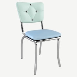 Diamond Button Tufted Diner Chair