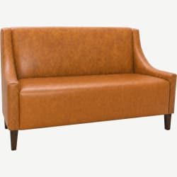 Torqela Plain Back Lounge Booth with Arms