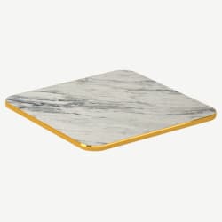 Custom Laminate Table Top with PVC Metallic Edge