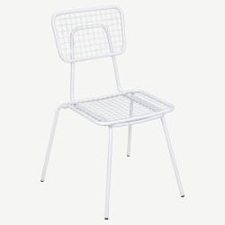 White Ollie Outdoor Chair