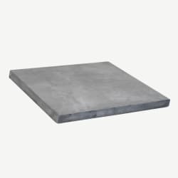 Outdoor Resin Table Top in Industrial Grey Finish