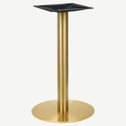 Gold Round Indoor / Outdoor Table Base - 30" Table Height