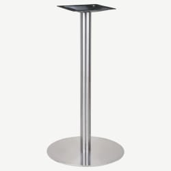 Stainless Steel Round Outdoor Table Base - 42" Pub Height