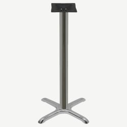 X Prong Chrome Bases - 42" Table Height