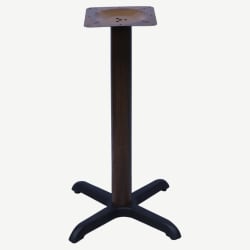 Premium Wood Grain X Prong Table Base 42" Bar Height