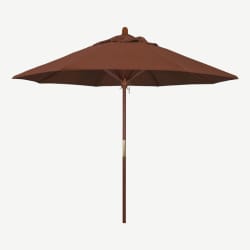 9 ft Ventura Wood Commercial Umbrella