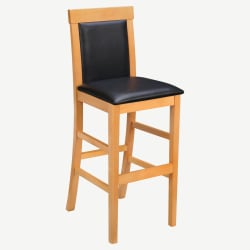 Premium Irving Upholstered Wood Bar Stool