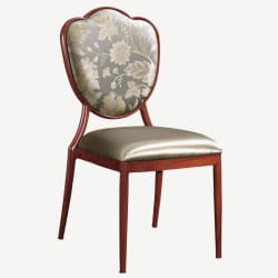 Tulip Upholstered Aluminum Dining Chair