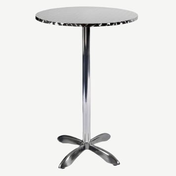 Stainless Steel Table Set - Bar Height