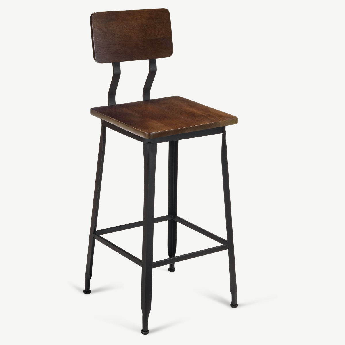 Metal stools with back cheap