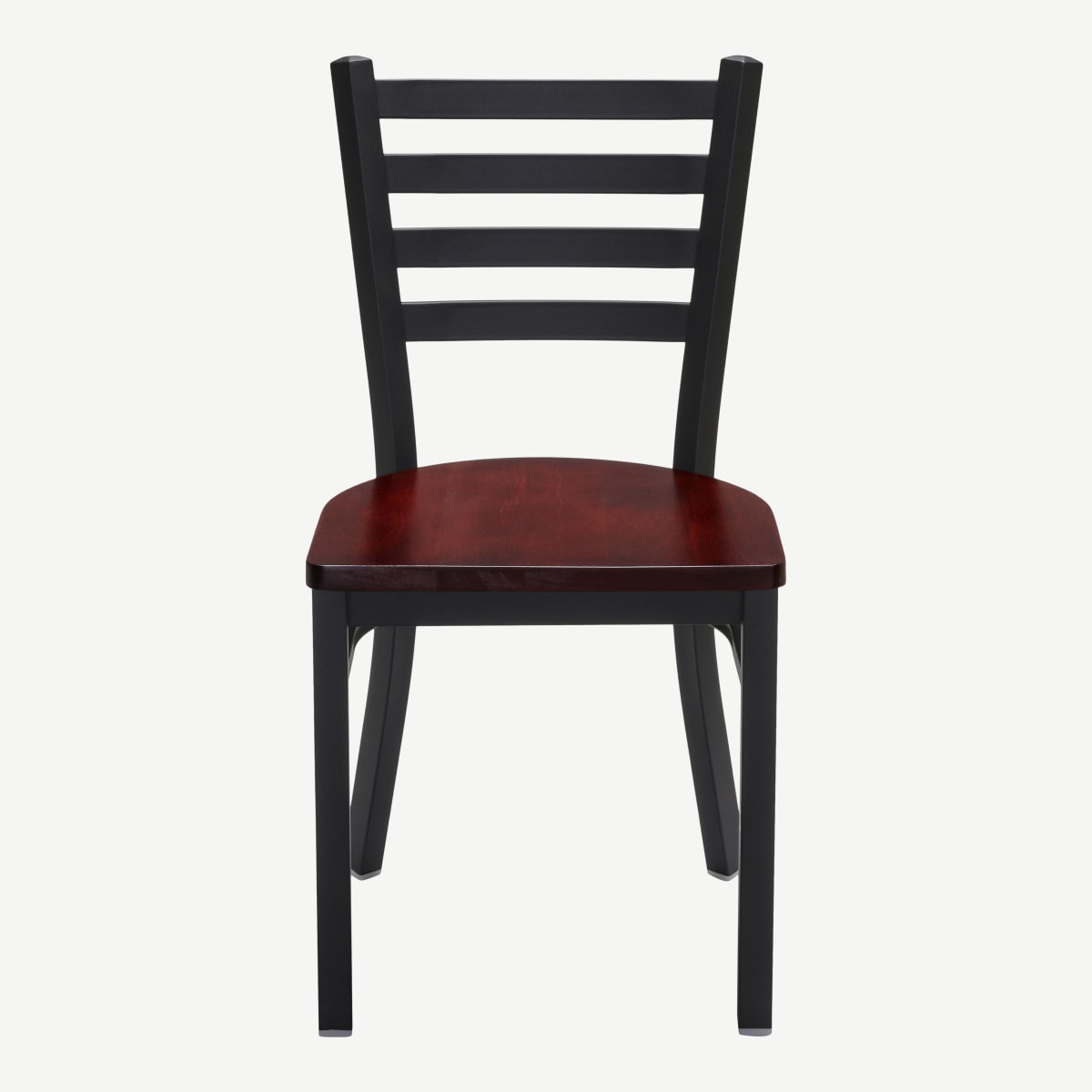 Metal ladder store back chairs