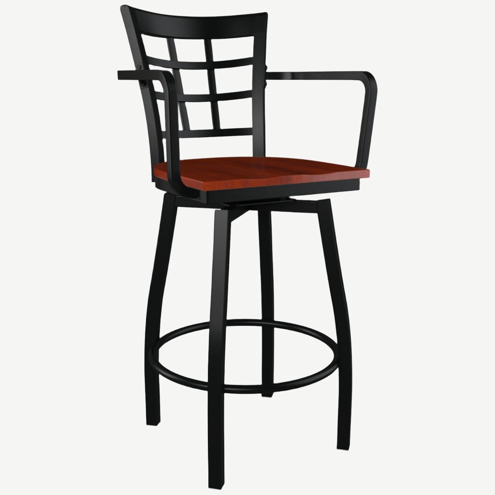 Pub chair with arms cheap