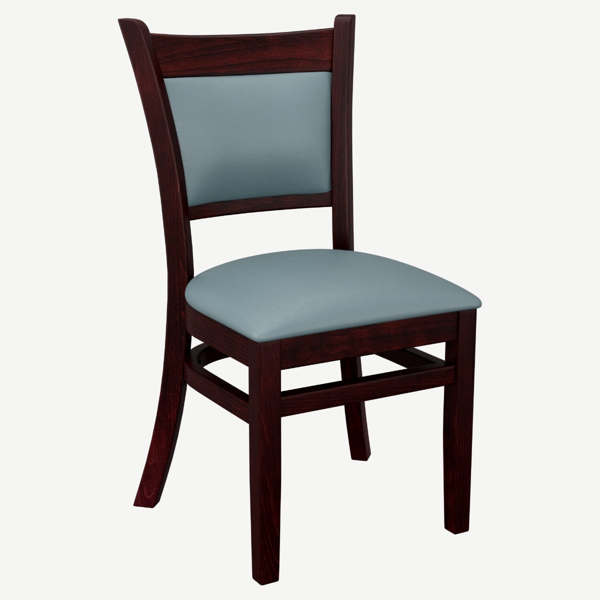 Padded wooden best sale dining chairs